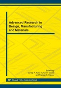 Cover: Advanced Research in Design, Manufacturing and Materials - Trans Tech Publications Ltd
