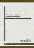 Cover: Applied Power and Energy Technology II - Trans Tech Publications Ltd