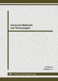 Enlarge image Cover: Advanced Materials and Technologies - Trans Tech Publications Ltd