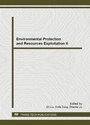 Cover: Environmental Protection and Resources Exploitation II - Trans Tech Publications Ltd