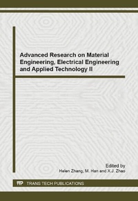 Enlarge image Cover: Advanced Research on Material Engineering, Electrical Engineering and Applied Technology II - Trans Tech Publications Ltd