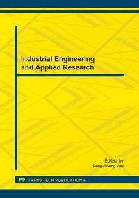 Enlarge image Cover: Industrial Engineering and Applied Research - Trans Tech Publications Ltd