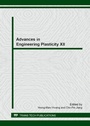 Cover: Advances in Engineering Plasticity XII - Trans Tech Publications Ltd
