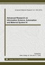 Cover: Advanced Research on Information Science, Automation and Material System IV - Trans Tech Publications Ltd
