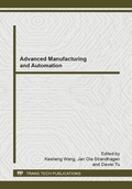 Cover: Advanced Manufacturing and Automation - Trans Tech Publications Ltd