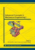 Cover: Advanced Concepts in Mechanical Engineering I - Trans Tech Publications Ltd