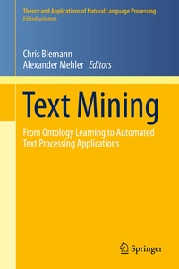 Enlarge image Cover: Text Mining - Springer