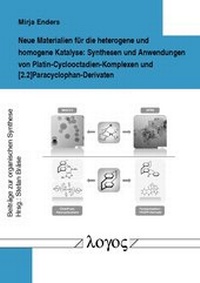 Abbildung von: Neue Materialien für die heterogene und homogene Katalyse: Synthesen und Anwendungen von Platin-Cyclooctadien-Komplexen und [2.2]Paracyclophan-Derivaten - Logos Berlin
