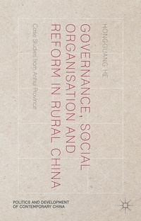 Enlarge image Cover: Governance, Social Organisation and Reform in Rural China - Palgrave Macmillan