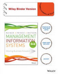 Enlarge image Cover: Management Information Systems - Wiley