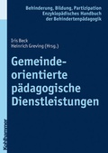 Cover: Gemeindeorientierte p&auml;dagogische Dienstleistungen - Kohlhammer