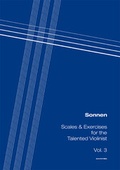 Cover: Sonnen - Scales & Exercises for the Talented Violinist Vol. 3 - Blackspark Media