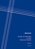 Cover: Sonnen - Scales & Exercises for the Talented Violinist Vol. 2 - Blackspark Media