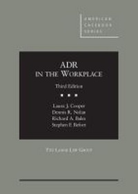Abbildung von: ADR in the Workplace - West Academic Press