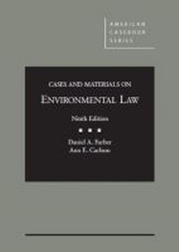 Abbildung von: Cases and Materials on Environmental Law - West Academic Press