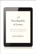 Cover: A New Republic of Letters - Harvard University Press