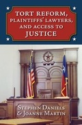Abbildung von: Tort Reform, Plaintiffs' Lawyers, and Access to Justice - University Press of Kansas