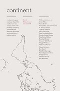 Cover: continent. Year 1 - Punctum Books
