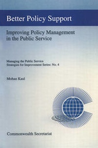 Enlarge image Cover: Better Policy Support - Commonwealth Secretariat