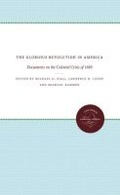 Cover: The Glorious Revolution in America - The University of North Carolina Press