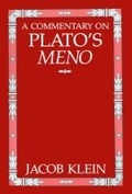 Cover: A Commentary on Plato's Meno - The University of North Carolina Press