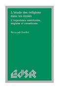 Cover: L'etude Des Religions Dans Les ecoles - Wilfrid Laurier University Press