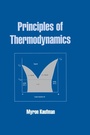 Cover: Principles of Thermodynamics - CRC Press