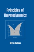 Cover: Principles of Thermodynamics - CRC Press