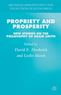 Cover: Propriety and Prosperity - Palgrave Macmillan