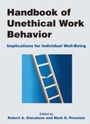 Cover: Handbook of Unethical Work Behavior: - Routledge