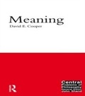 Cover: Meaning - Routledge