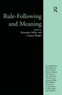 Abbildung von: Rule-following and Meaning - Routledge