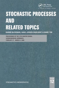 Enlarge image Cover: Stochastic Processes and Related Topics - CRC Press