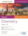 Cover: Edexcel AS/A Level Year 1 Chemistry Student Guide: Topics 1-5 - Philip Allan Updates