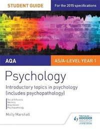 Abbildung von: AQA Psychology Student Guide 1: Introductory topics in psychology (includes psychopathology) - Philip Allan Updates