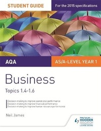 Enlarge image Cover: AQA AS/A level Business Student Guide 2: Topics 1.4-1.6 - Philip Allan Updates