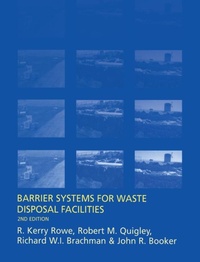 Enlarge image Cover: Barrier Systems for Waste Disposal Facilities - CRC Press
