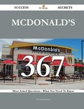 Cover: McDonald's 367 Success Secrets - 367 Most Asked Questions on McDonald's - What You Need to Know - Emereo Publishing