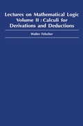 Cover: Lectures on Mathematical Logic, Volume II - CRC Press