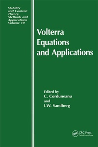 Enlarge image Cover: Volterra Equations and Applications - CRC Press