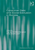 Cover: Consumer Debt and Social Exclusion in Europe - Ashgate Publishing Limited