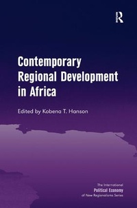 Enlarge image Cover: Contemporary Regional Development in Africa - Routledge