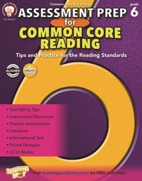 Enlarge image Cover: Assessment Prep for Common Core Reading, Grade 6 - Mark Twain Media