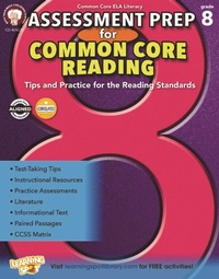 Enlarge image Cover: Assessment Prep for Common Core Reading, Grade 8 - Mark Twain Media