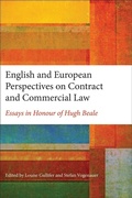 Bild: English and European Perspectives on Contract and Commercial Law - Hart Publishing