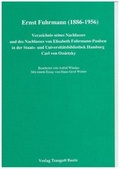 Cover: Ernst Fuhrmann (1886-1956) - Traugott Bautz
