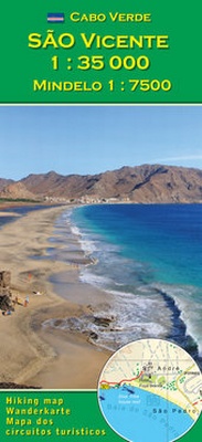 Abbildung von: Cabo Verde: São Vicente 1:35000, Mindelo 1:7500 - AB Kartenverlag