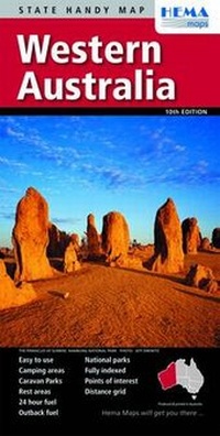 Abbildung von: Western Australia state NP handy r/v (r) hema - Hema Maps Pty.Ltd