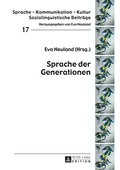 Cover: Sprache der Generationen - Peter Lang Verlag