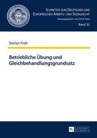 Abbildung von: Betriebliche Übung und Gleichbehandlungsgrundsatz - Peter Lang Verlag